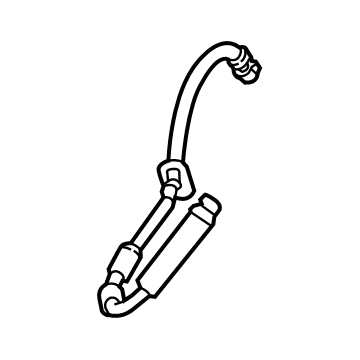 Ford C1BZ-2282-A Flex Hose, Driver Side