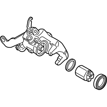 2017 Ford Fiesta Brake Caliper - C1BZ-2553-B