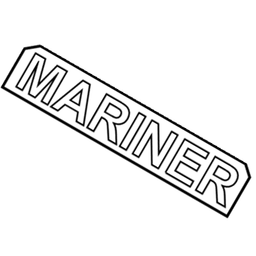 Mercury Emblem - 5E6Z-7842528-AB