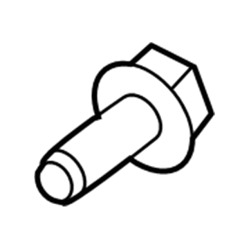 Mercury -W500748-S900 Upper Bracket Mount Bolt