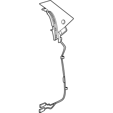 Ford LJ8Z-58255A34-AC Rear Applique, Passenger Side