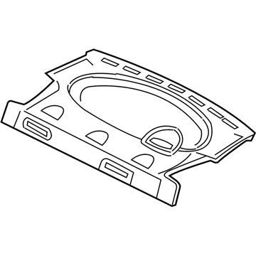 Ford 5S4Z-5446668-AAA Package Tray Trim