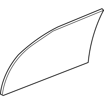 Ford 8S4Z-5421411-A Door Glass, Front Driver Side