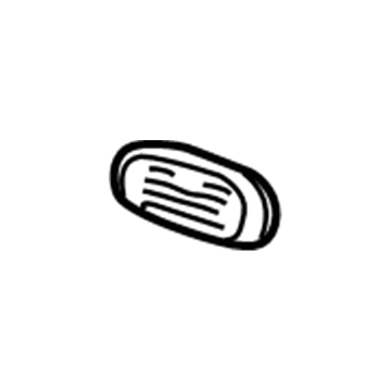 Ford 1F1Z-19893-CAB Air Vent Grille, Front Outer Passenger Side