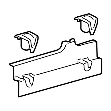 Ford EK4Z-61311A58-AC Center Molding