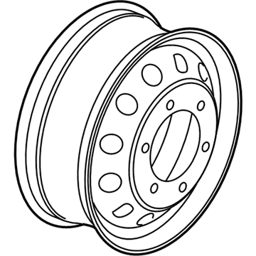 Ford CK4Z-1015-C Wheel, Alloy, Silver