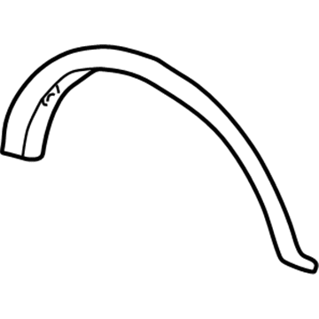 Ford 3L3Z-9929165-AAPTM Wheel Opening Molding, Rear Driver Side