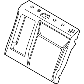 Ford CV6Z-5866801-C Seat Back Pad, Rear Driver Side