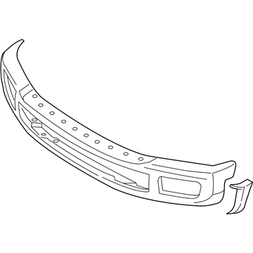Ford HC3Z-17757-FPTM Bumper, Front