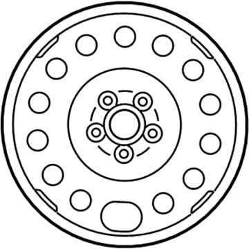 Lincoln 4W4Z-1007-GA Spare Wheel