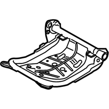 Ford KL3Z-1663160-A Seat Frame, Rear Passenger Side
