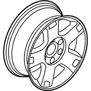 2009 Ford Expedition Spare Wheel - 7L1Z-1007-E