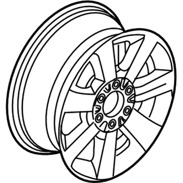 2009 Ford Expedition Spare Wheel - 7L1Z-1007-C