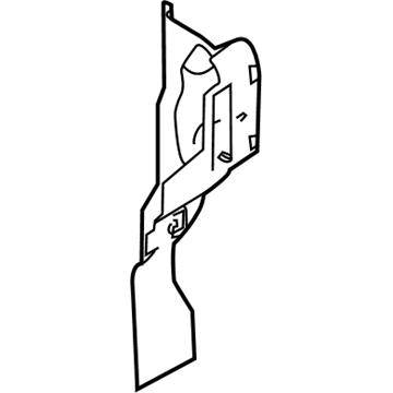 Ford AR3Z-8311-B Side Air Baffle, Front Driver Side