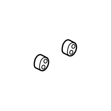 Ford CK4Z-5A262-A Front Hanger Insulator, Rear Center Driver Side, Rubber