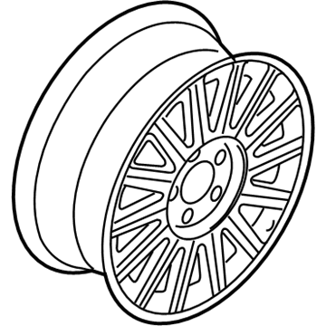 Mercury 8W3Z-1007-A Wheel, Alloy