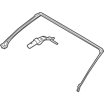 Ford FR3Z-7603110-C Front Weatherstrip