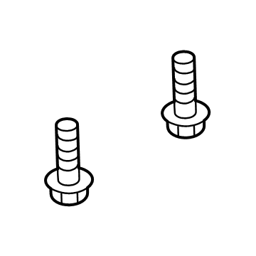 Ford -W718772-S439 Shock Assembly Lower Bolt