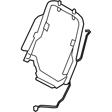 Ford 8T4Z-7861019-C Seat Back Frame