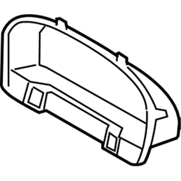 Mercury YL8Z-78044D70-CAA Cluster Bezel