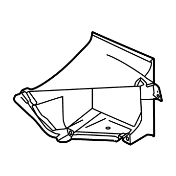 Ford PR3Z-8311-A Outer Duct, Driver Side