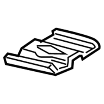 Ford 5L3Z-5798-EA U-Bolt Plate, Rear