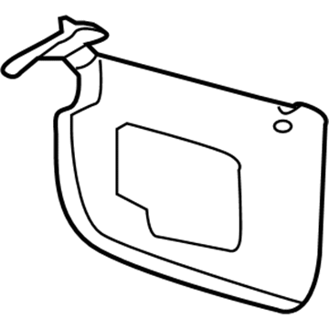 Ford Escape Sun Visor - CJ5Z-7804105-FC