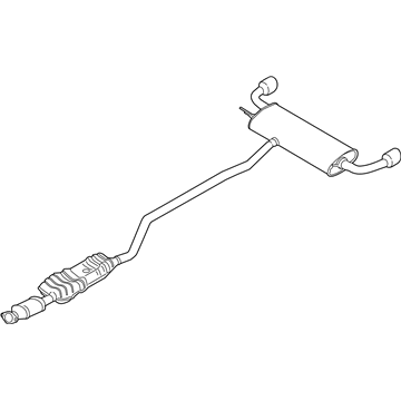 Ford Edge Muffler - K2GZ-5F250-D