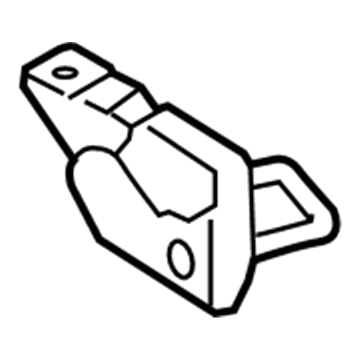 Ford HC3Z-28265A04-C Upper Striker, Rear Passenger Side