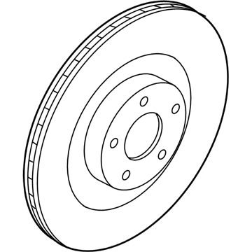 Ford G1FZ-1125-A Rotor, Front