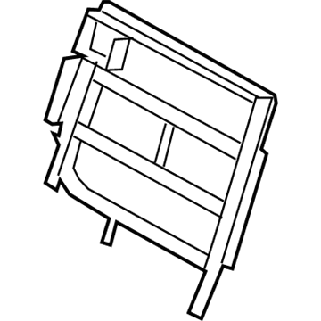 Ford 7L1Z-78613A39-B Seat Back Frame, Rear Driver Side