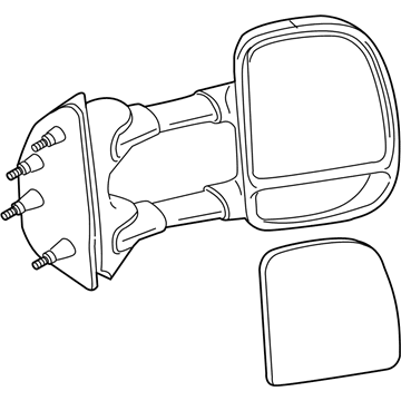 Ford E-150 Econoline Car Mirror - 7C2Z-17682-CA