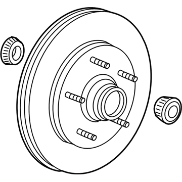 Lincoln Brake Disc - 5U2Z-1V102-F