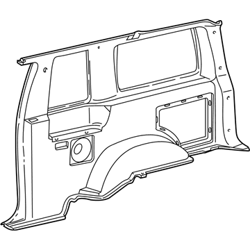 Ford F87Z-9831012-AAA Quarter Trim