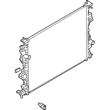 Lincoln Radiator - MX6Z-8005-B