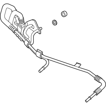 Ford Automatic Transmission Oil Cooler Line - JL3Z-7R081-G