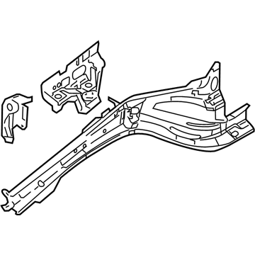 Ford DA8Z-7410008-A Inner Rail