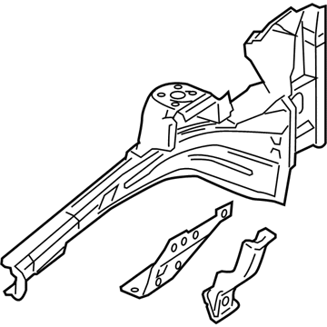 Ford DA8Z-16054-B Apron/Rail Assembly