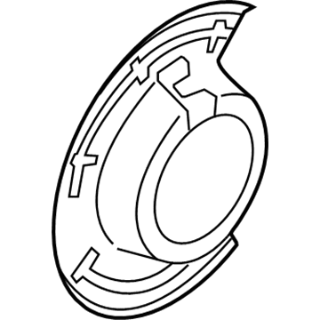 Ford DC3Z-2K005-A Splash Shield, Front Driver Side