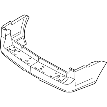 Lincoln Navigator Bumper - 7L7Z-17K835-BPTM