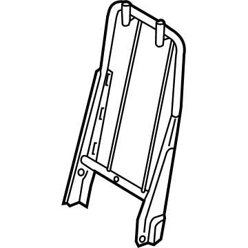 Ford BK3Z-99613A38-A Seat Back Frame, Outer Passenger Side