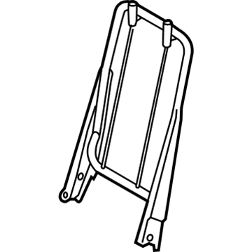 Ford BK3Z-99613A39-T Seat Back Frame, Rear Outer Driver Side