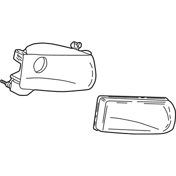 Mercury F5TZ-13008-A Headlamp Assembly