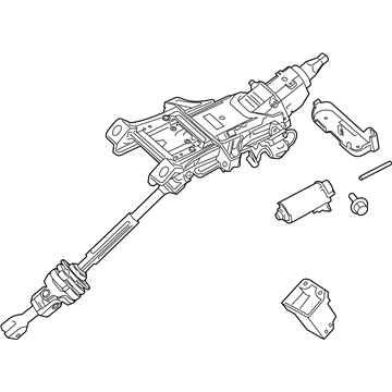 Lincoln Nautilus Steering Column - H2GZ-3C529-G