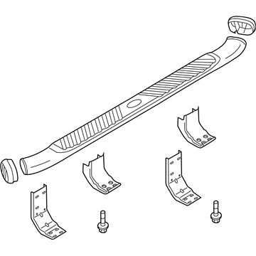 Ford 6C3Z-16450-BA Step Bar Assembly