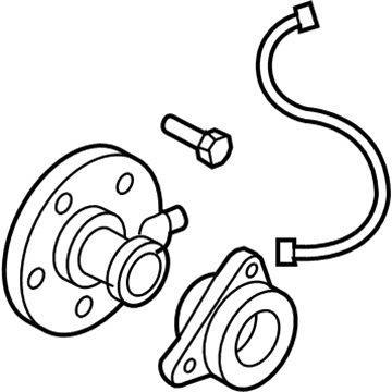 Ford 6L1Z-1104-E Hub Assembly, Front