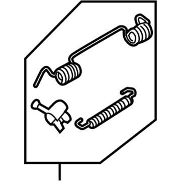 Ford CL3Z-2069-A Mount Kit, Rear