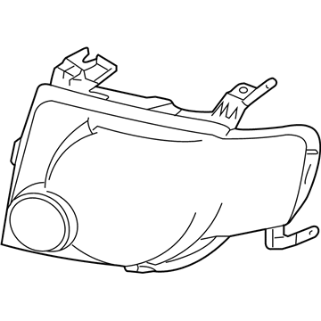 Ford 8L8Z-13008-A Headlamp Assembly, Front Passenger Side