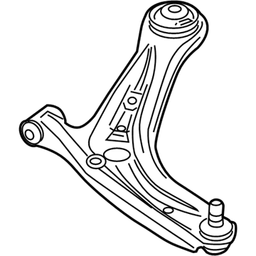 Ford BE8Z-3078-C Lower Control Arm, Front Passenger Side