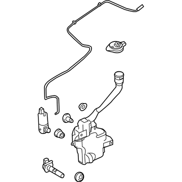 Lincoln Washer Reservoir - DA5Z-17618-D